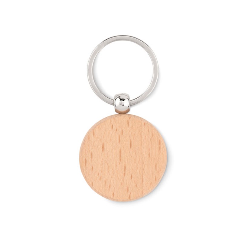 TOTY WOOD - Okrogel lesen obesek za ključe