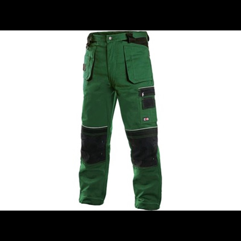 Delovne hlače ORION TEODOR, zeleno-črne