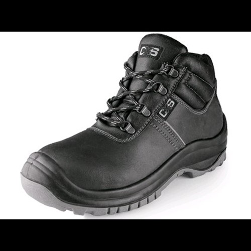 Delovni čevlji - delovni gležnjarji SAFETY STEEL MANGAN S3, črna