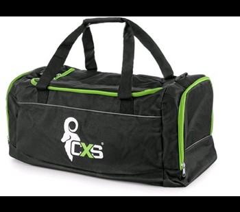 Športna torba CXS, 60x30x30 cm, čro-zelena