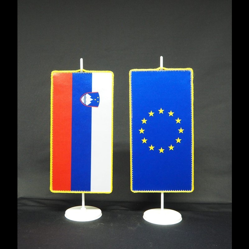 Zastava namizna SATEN EU