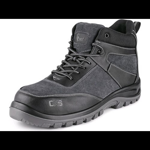 Delovni čevlji - delovni gležnjarji CXS PROFIT TOP S1P, črno-sivi