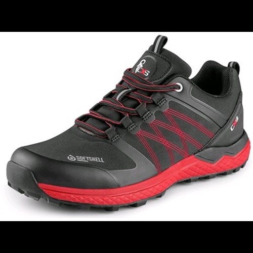 Low footwear CXS SPORT, black-red