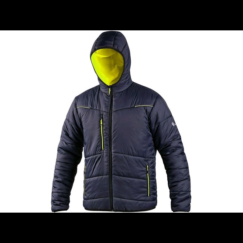 Jacket CXS CHESTER, high visible, double-side, yellow - blue