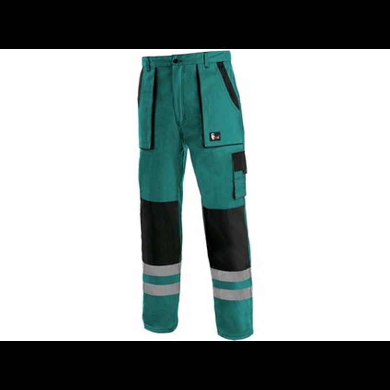 Delovne hlače CXS LUXY BRIGHT, zeleno-črne