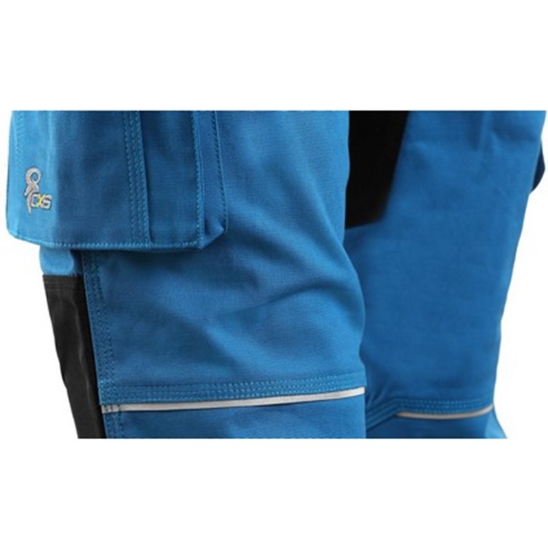 Delovne hlače CXS STRETCH, ženske, modro-črne
