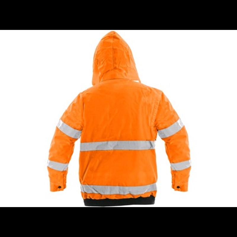 Odsevna bunda LEEDS, moška, oranžna