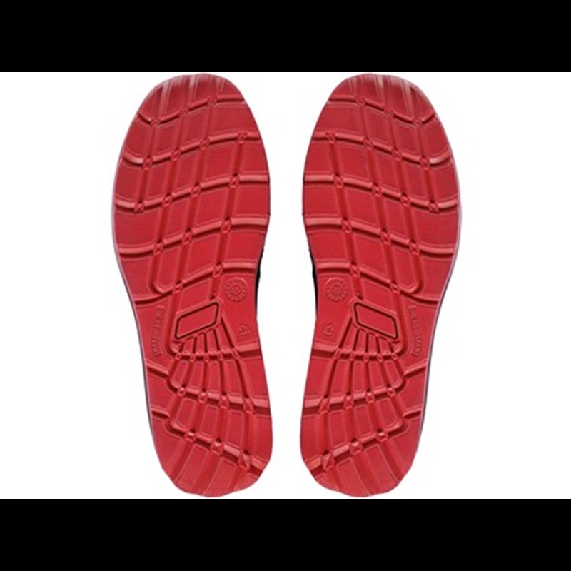 Nizki delovni čevlji CXS TEXLINE DOLIN S1, z jekleno kapico, črno-rdeči