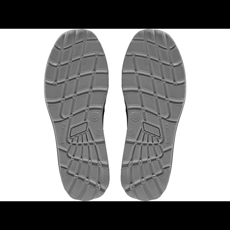 Nizki delovni čevlji CXS TEXLINE SIT S1, z jekleno kapico, črno-sivi