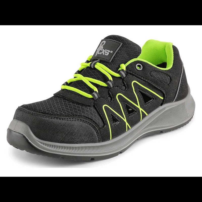 Low footwear CXS TEXLINE VUKA S1P, black-green