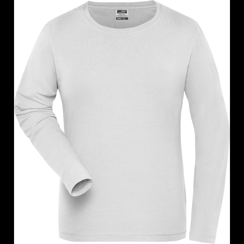 Ladies' Org. Workwear Stretch T-Shirt LSL - Solid