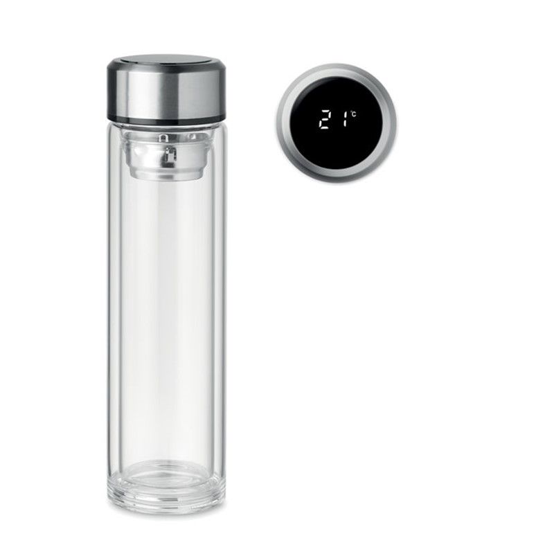 POLE GLASS - Steklenica s termometrom
