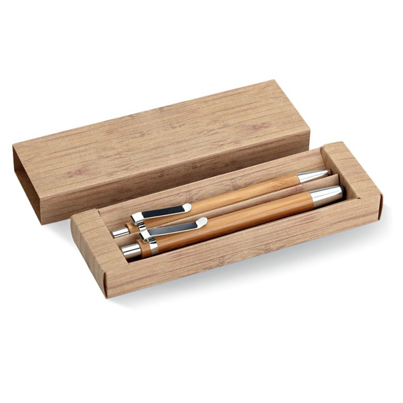 BAMBOOSET - Bambus set svinčnik + kemični svinčnik