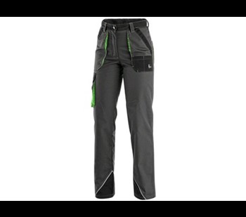 Delovne hlače SIRIUS AISHA, ženske, sivo-zelene