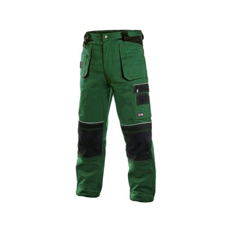 Delovne hlače ORION TEODOR, zeleno-črne