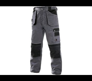 Delovne hlače ORION TEODOR, sivo-črne