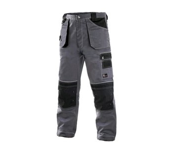 Delovne hlače ORION TEODOR, sivo-črne