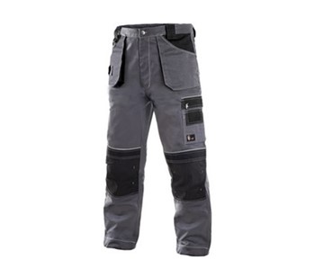Podložene hlače ORION TEODOR, podaljšane, moške, sivo-črne