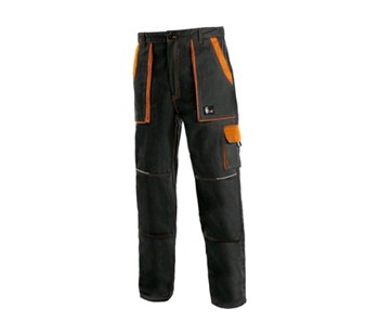 Delovne hlače CXS LUXY JOSEF, moške, črno-oranžne