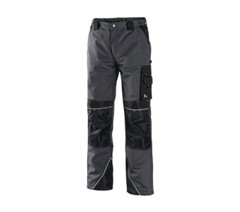 Delovne hlače SIRIUS NIKOLAS, podaljšan model, moške, sivo-zelene
