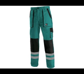 Delovne hlače CXS LUXY BRIGHT, zeleno-črne