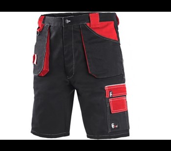 Kratke hlače ORION DAVID, moške, črno-rdeče