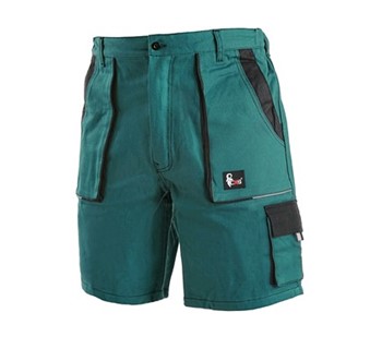 Delovne kratke hlače CXS LUXY TOMAŠ, moške, zeleno-črne