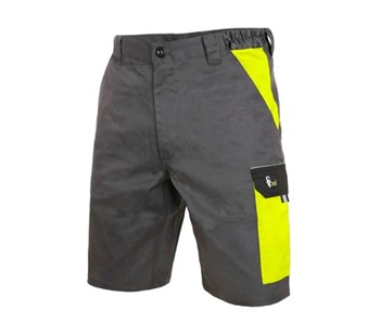 Delovne kratke hlače PHOENIX ZEFYROS, moške, sivo-rumene