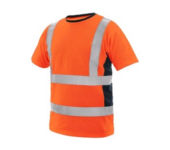 Odsevna majica EXETER, moška, oranžna