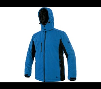 Podložena softshell jakna VEGAS, zimska, moška, modro-črna