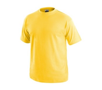 Majica DANIEL, kratki rokavi, rumena