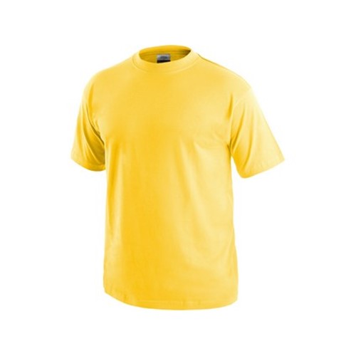 Majica DANIEL, kratki rokavi, rumena