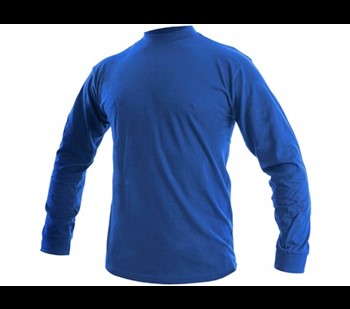 Moška majica z dolgimi rokavi PETR, modra