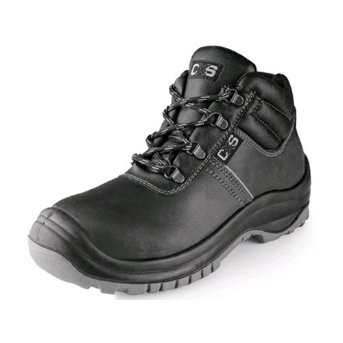 Delovni čevlji - delovni gležnjarji SAFETY STEEL MANGAN S3, črna
