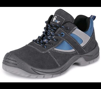 Nizki delovni čevlji CXS DOG DOBRMAN S1, sivo-modri