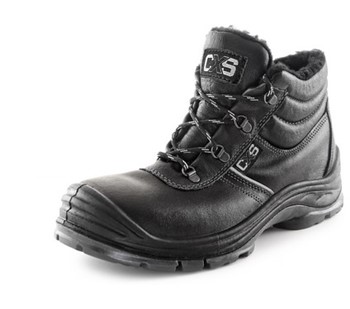 Delovni čevlji - delovni gležnjarji SAFETY STEEL NICKEL S3, zimski, črni