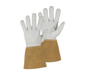 Rokavice CXS LORNE, varilske, sivo-rjave barve