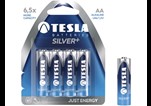 Baterije TESLA AA Silver, 4 kosi