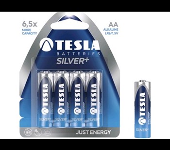 Baterije TESLA AA Silver, 4 kosi