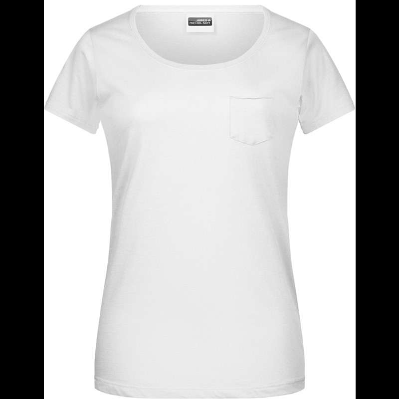 Ženska majica z žepom, Organic | JN8003