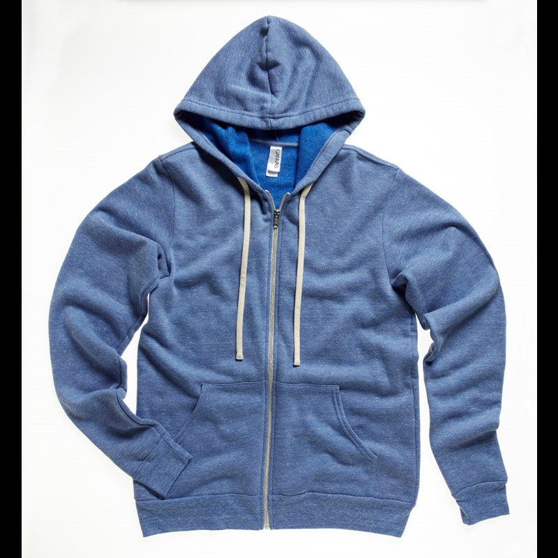 Unisex Triblend Hooded Sweat Jacket
