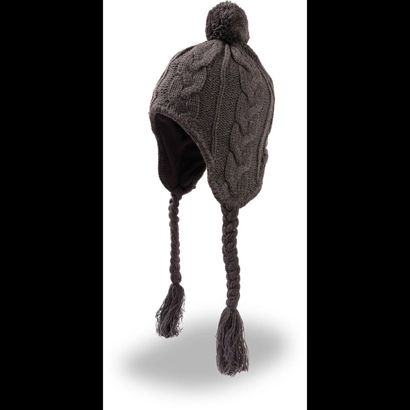 Hat with Tassel and Pigtails