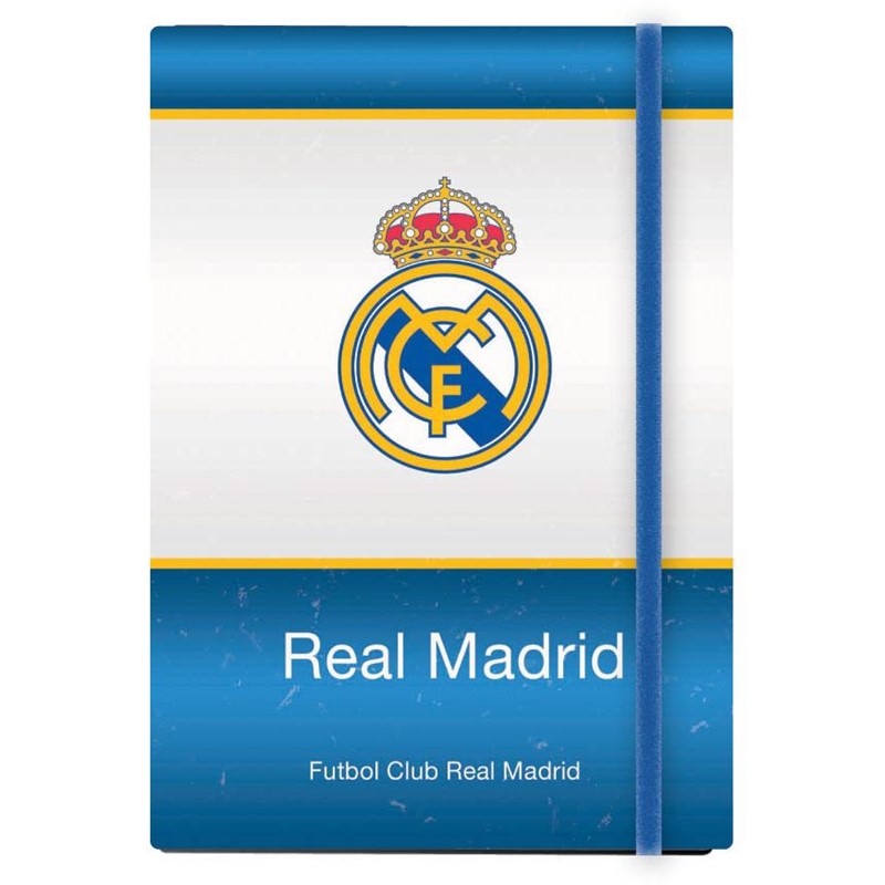 Notes z trdimi platnicami Real Madrid A6
