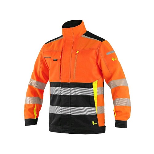 Jacket CXS BENSON, high visible, men´s, orange-black