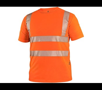 T-shirt CXS BANGOR, high visible, men's, orange