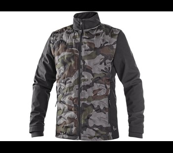 Jacket CXS CAMO, men’s, camouflage black