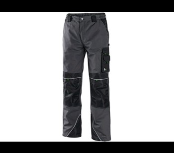 Delovne hlače SIRIUS NIKOLAS, moške, skrajšan model, sivo-zelene