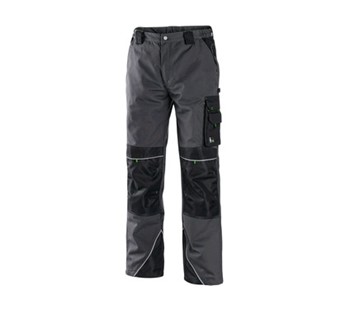 Delovne hlače SIRIUS NIKOLAS, moške, skrajšan model, sivo-zelene