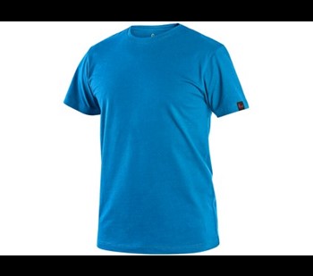 T-shirt CXS NOLAN, short sleeve, azure blue