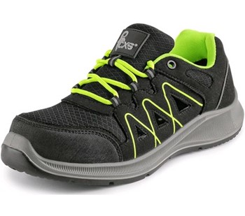 Low footwear CXS TEXLINE VUKA S1P, black-green